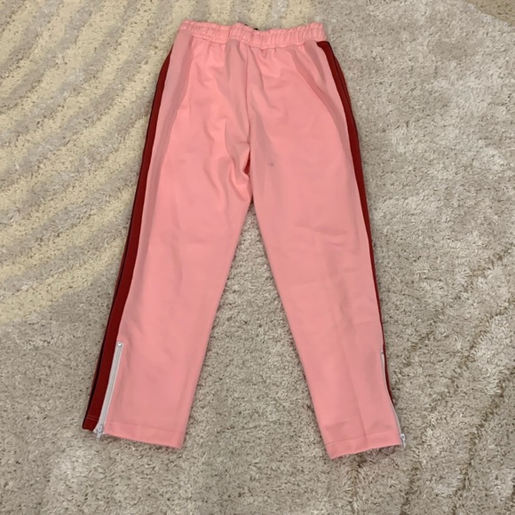 Palm Angels Classic Logo Tracksuit Striped Sweatpants Pink Mens Size Large - Picture 2 of 2